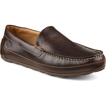 Sperry Hampden Venetian Bordove - Panske Mokasíny